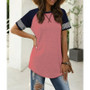 Round Neck Striped Tunic Top Round Neck Striped Tunic Top