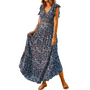 Floral Long Skirt Sleeveless Tops Suit Set