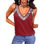 Ladies  Bling Bead Sleeveless Vest Top Ladies  Bling Bead Sleeveless Vest Top
