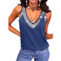 Ladies  Bling Bead Sleeveless Vest Top Ladies  Bling Bead Sleeveless Vest Top