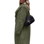 Double-Size Fleece Long Overcoat
