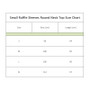Small Ruffle Sleeves Round Neck Tops Small Ruffle Sleeves Round Neck Tops
