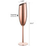 Stainless Steel Champagne Flutes - Diagonal Version - 2packs
