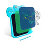 9.5 Inches Animal Design Writing Tablet for Kids