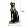 New Egyptian Cat Resin Statue – Elegant Decorative Accent New Egyptian Cat Resin Statue – Elegant Decorative Accent