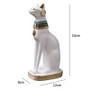 New Egyptian Cat Resin Statue – Elegant Decorative Accent New Egyptian Cat Resin Statue – Elegant Decorative Accent
