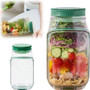 Salad Jar with Lids – Fresh, Convenient & Perfect for On-the-Go Meals