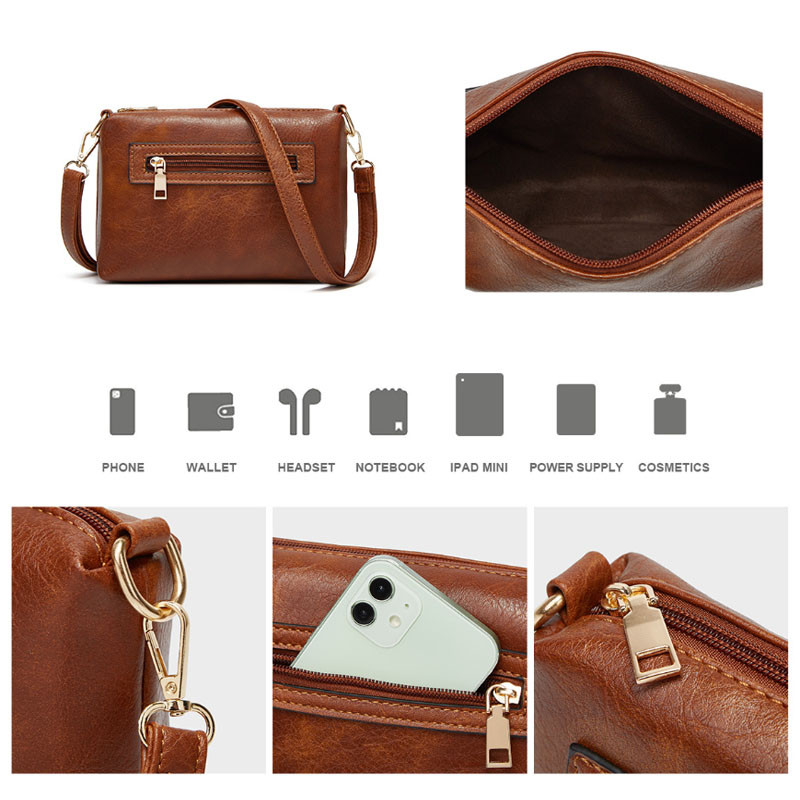 喜ばれる誕生日プレゼント Bag 3-Piece ICB Set Wallet & Bag Messenger Bag, Shoulder – バッグ