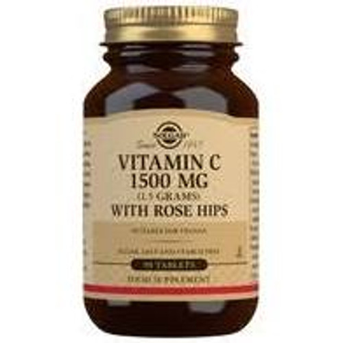 Solgar vit c 1500+rosehip 90 capsulas