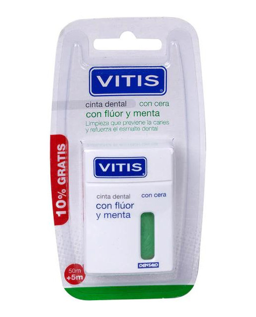 Cinta dental flúor menta vitis