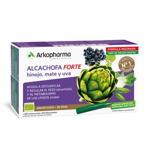 Arkofluido alcachofa forte bio 20 unidosis