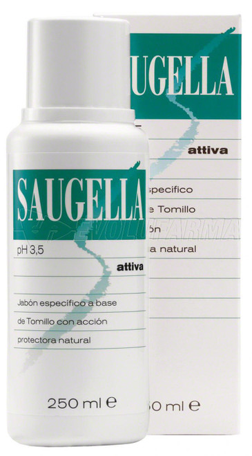 Saugella attiva. envase de 250 mL.