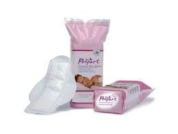 Febus pospart compresas 100% algodón primeros días