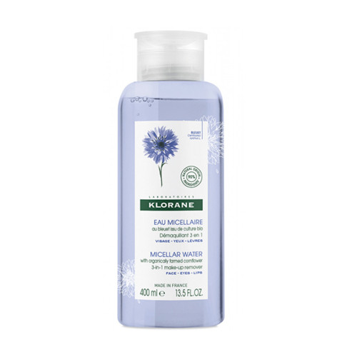 Klorane agua micelar 3 en 1 al aciano bio