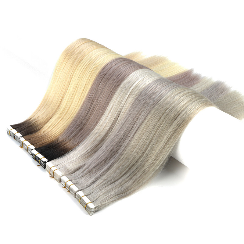 Tape Indian 5A Remy Double Drawn Hair Extensions 25 Grams (10 Sections x 2.5 Grams)