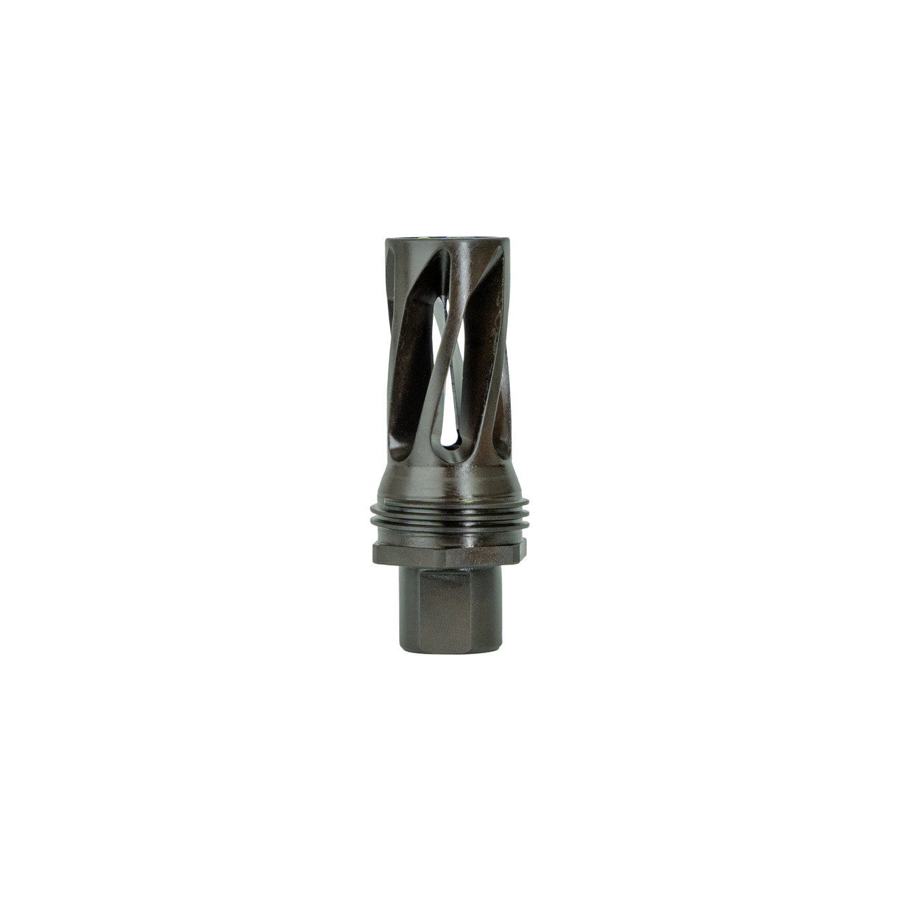 HIDE Battleaxe AK74 Steel 14mm CCW Flash Hider (Black) - Airsoft