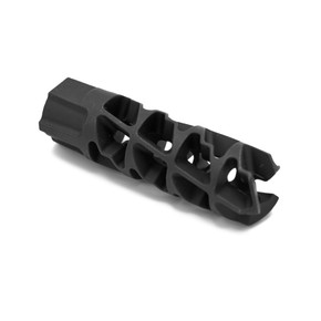 The Bannar 762 5/8x24 is a stand-alone hybrid comp/brake/flash hider that drastically reduces recoil, controls the muzzle, and mitigates flash. The geometry of the ports redirects gasses away from the shooter and bystanders.

This is NOT a QD suppressor or blast deflector mount.

Muzzle device length is 2.3, length added to barrel is 1.7 inches
Muzzle device weight is 3.1 oz


*In an attempt to minimize waste, some suppressors, accessories and muzzle devices may arrive in OSS packaging while we transition to the new HUXWRX packaging.