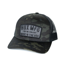 HUX MFG TRUCKER- BLACK MULTI CAM