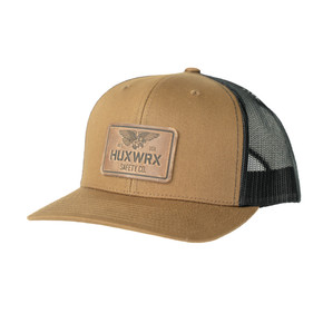 HUX EAGLE RANGE LEATHER TRUCKER - COYOTE BROWN/BLACK - product image