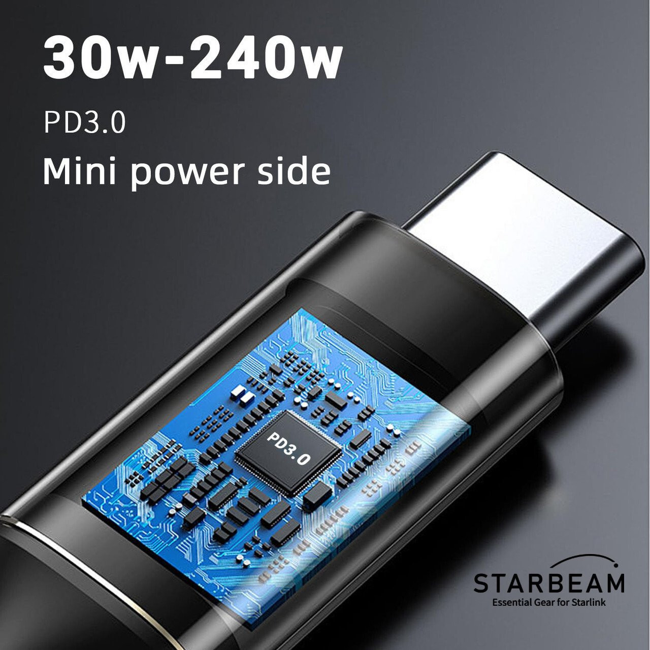 STARBEAM Starlink Mini 20V DC 5m USB-C Power Cable b