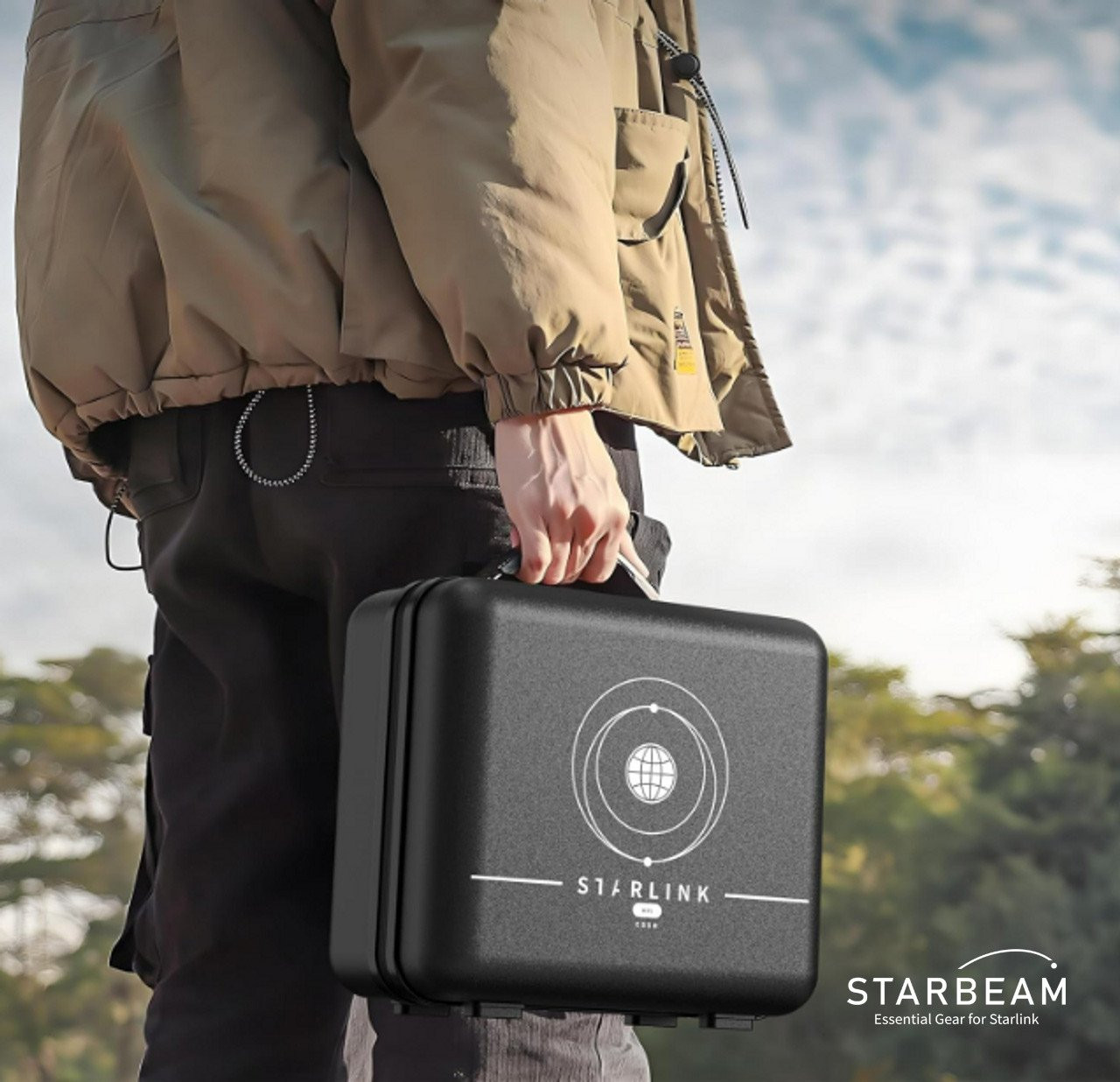 STARBEAM Starlink Mini Travel Suitcase b