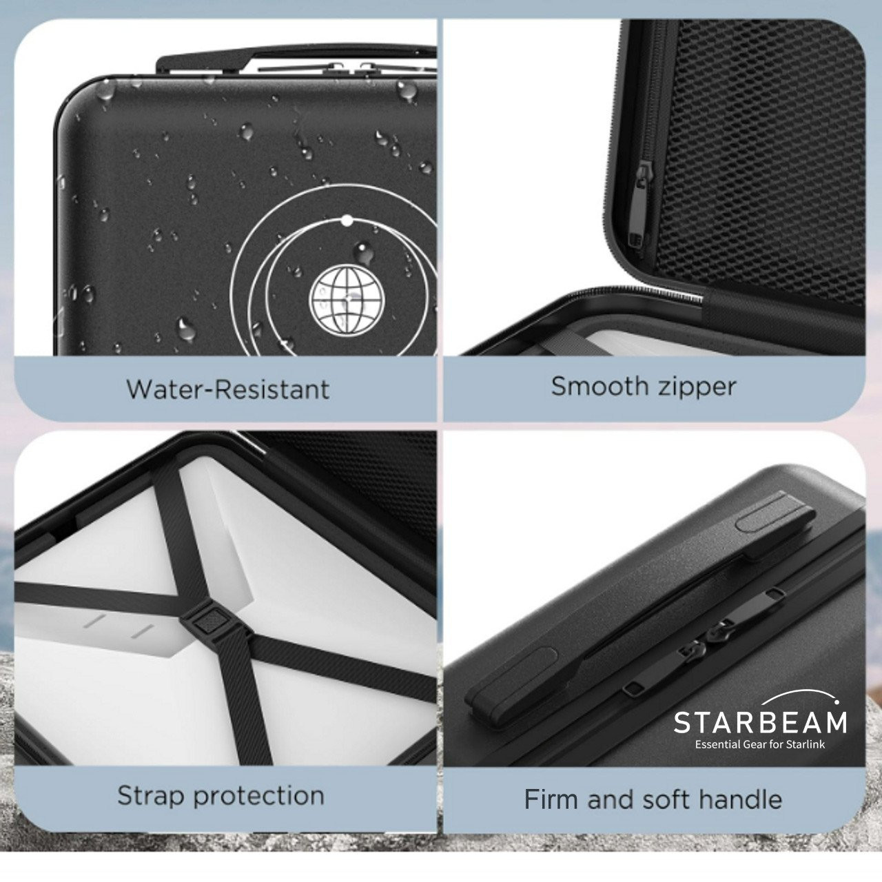STARBEAM Starlink Mini Travel Suitcase d