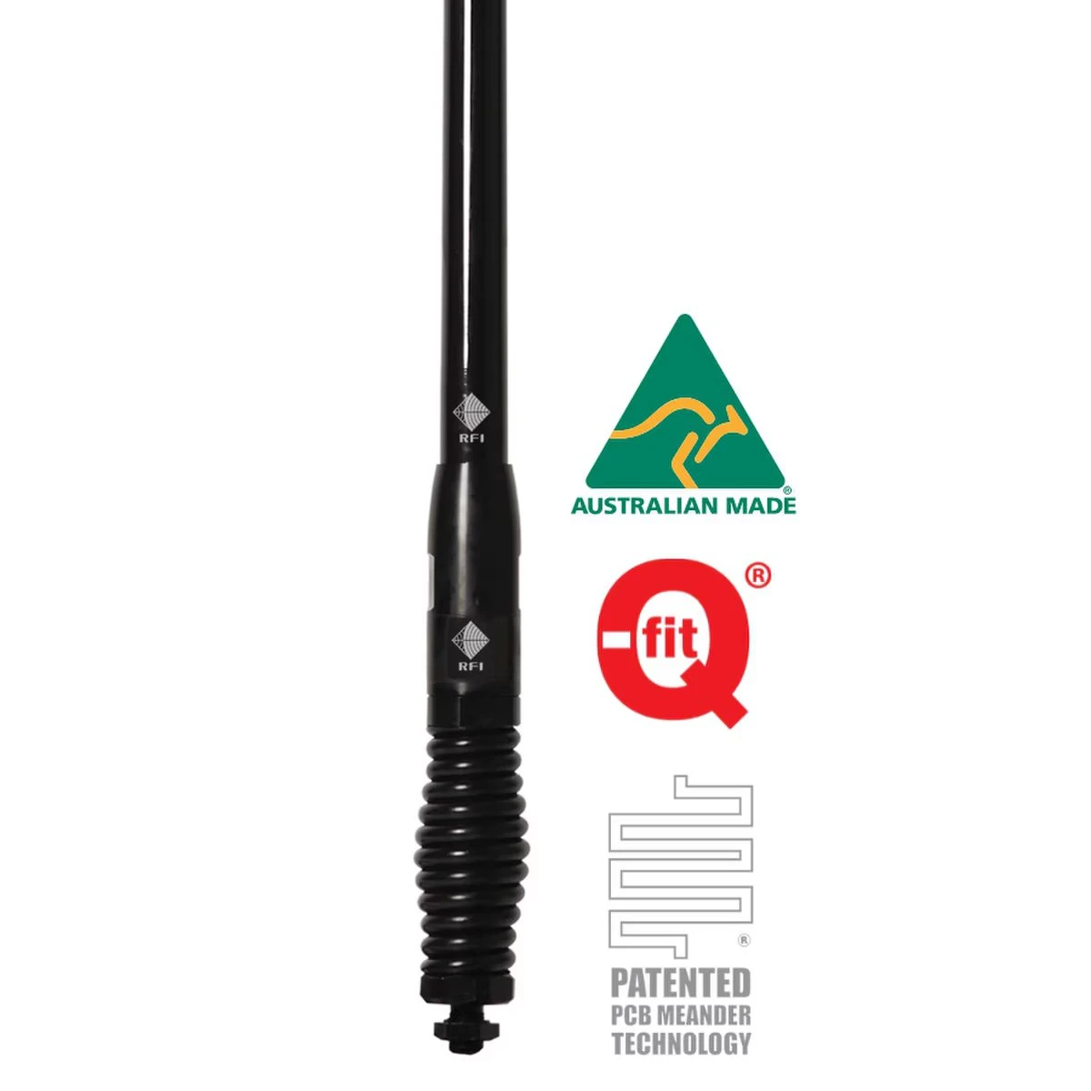 5dBi RFI PRO SERIES CDQ5000-B UHF CB 477MHz Bull Bar Antenna