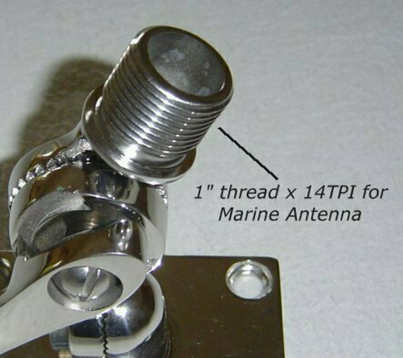 5" Nylon Marine Antenna Ratchet Mount detail