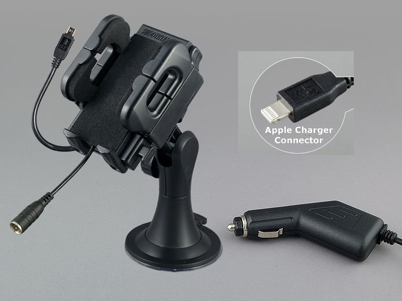 iPhone Generic Cradle, Suction Mount, CLA, Antenna Connector