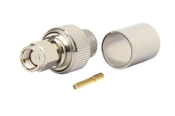 RP SMA Male LMR400 Crimp Connector