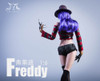 1/6 Scale Cosplay Freddy Head Sculpt & Outfit Set by YMToys