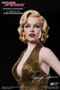 1/6 Scale Marilyn Monroe Lorelei Lee Gold Dress Figure by Star Ace Toys