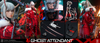 Pop Costume (GS-002) 1/6 Scale Ghost Attendant Red Remains Figure