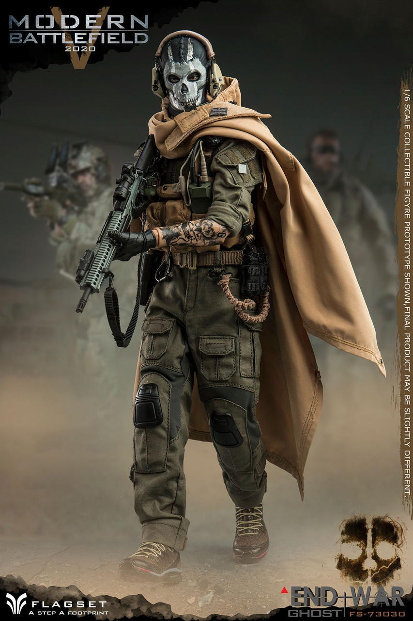 1/6 Scale Modern Battlefield End War V Ghost Figure by FLAGSET