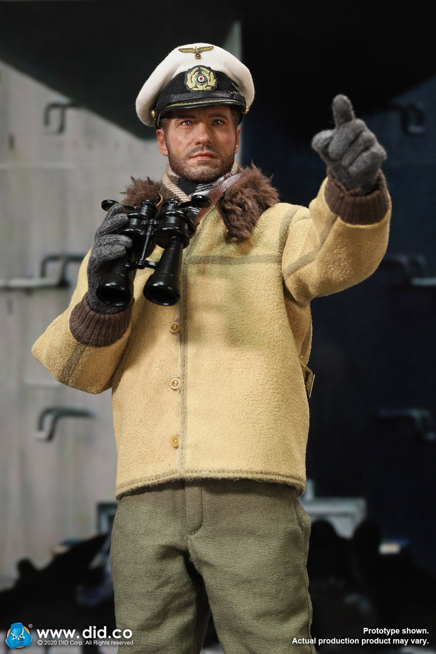 1/6 Scale WWII German U-Boat Commander - Lehmann Figure by DID