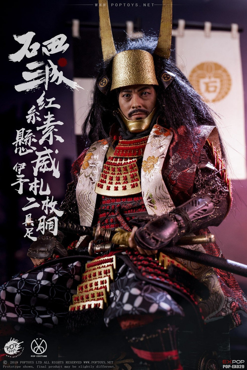 Pop Toys (POP-EX029) 1/6 Scale Ishida Mitsunari Red Armor