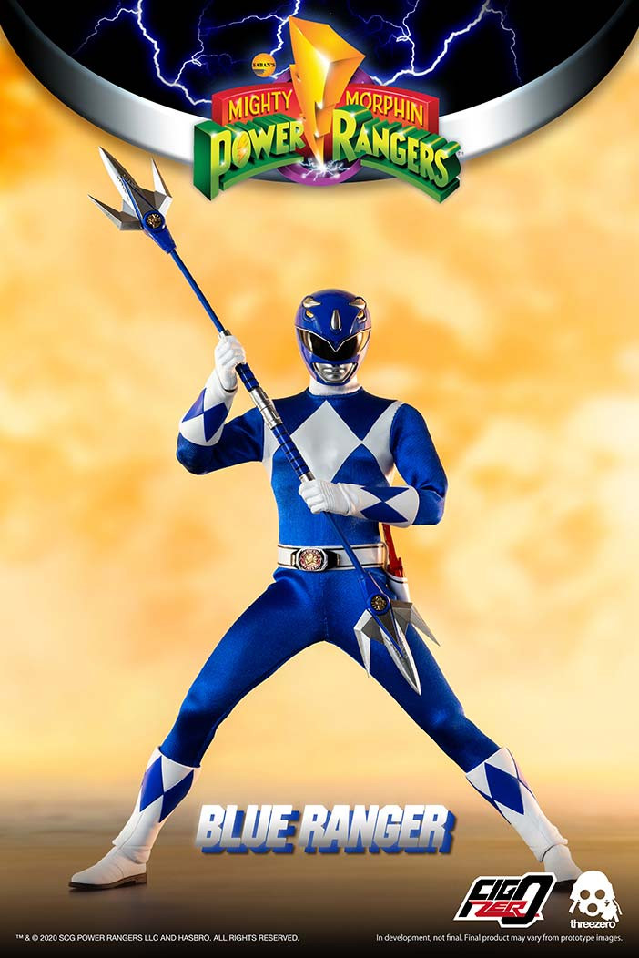 Threezero Mighty Morphin Power Rangers - Blue Ranger 1/6th Scale