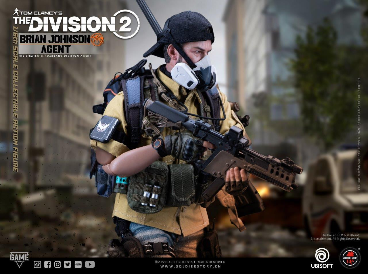 Figurine The Division 2 – Agent Brian Johnson – Ubisoft – Occasion