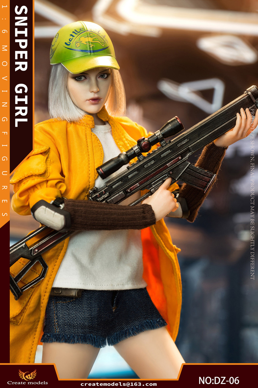 CreateModels 1/6 スナイパー ガール Lan 1:6 scale Create Models Female Sniper Girl Lan Sniper Rifle