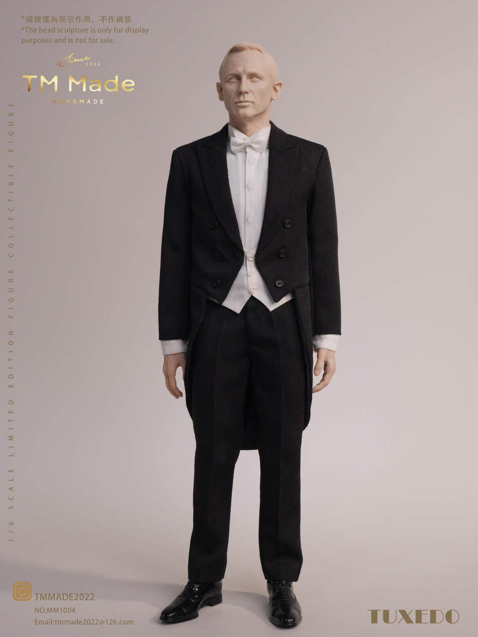 TMメイド 1/6 アウトフィット タキシード A セット（MM1004） TM Made (MM1004) 1/6 Scale Tuxedo Set