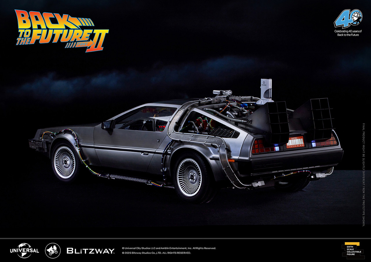 Blitzway (UMS-12201) 1/6 Scale Back to the Future II - Time Machine Vehicle