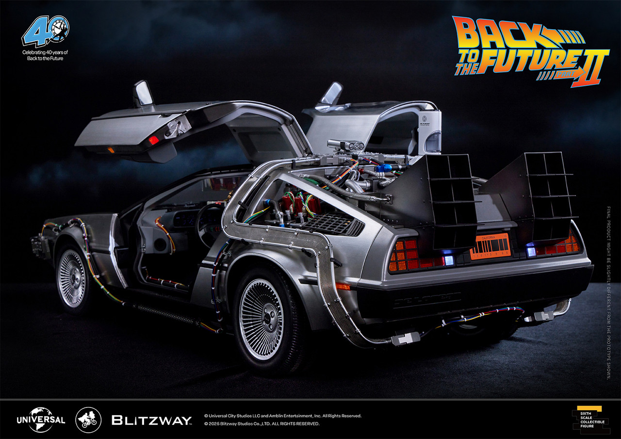 Blitzway (UMS-12201) 1/6 Scale Back to the Future II - Time Machine Vehicle