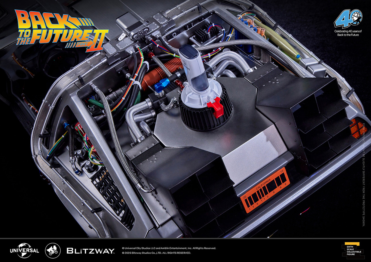 Blitzway (UMS-12201) 1/6 Scale Back to the Future II - Time Machine Vehicle