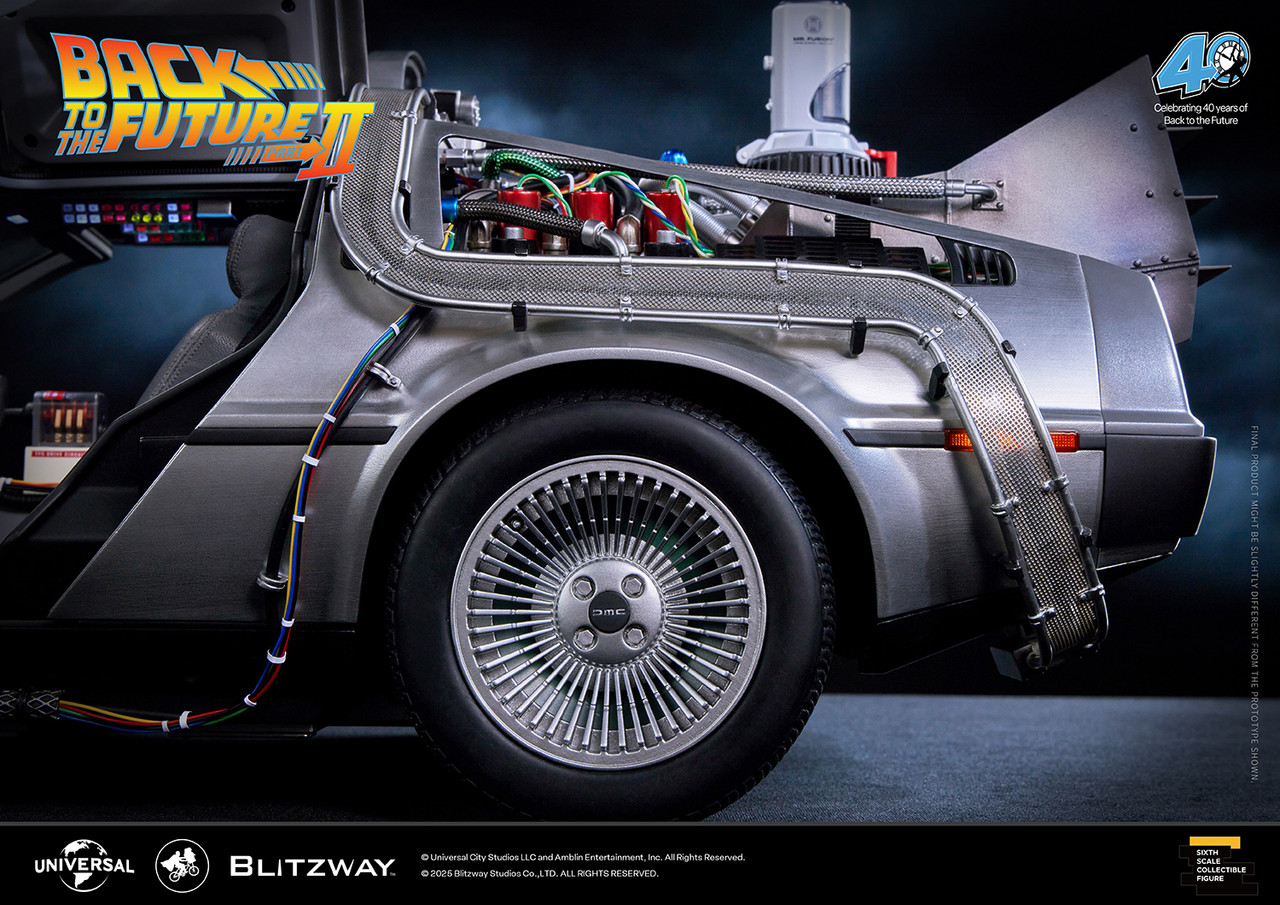 Blitzway (UMS-12201) 1/6 Scale Back to the Future II - Time Machine Vehicle