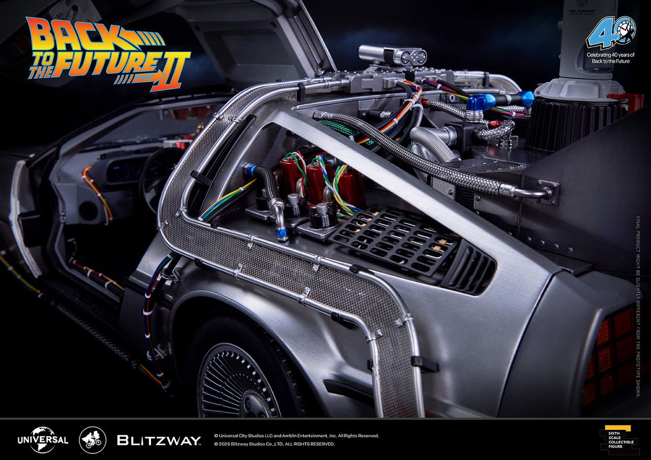 Blitzway (UMS-12201) 1/6 Scale Back to the Future II - Time Machine Vehicle