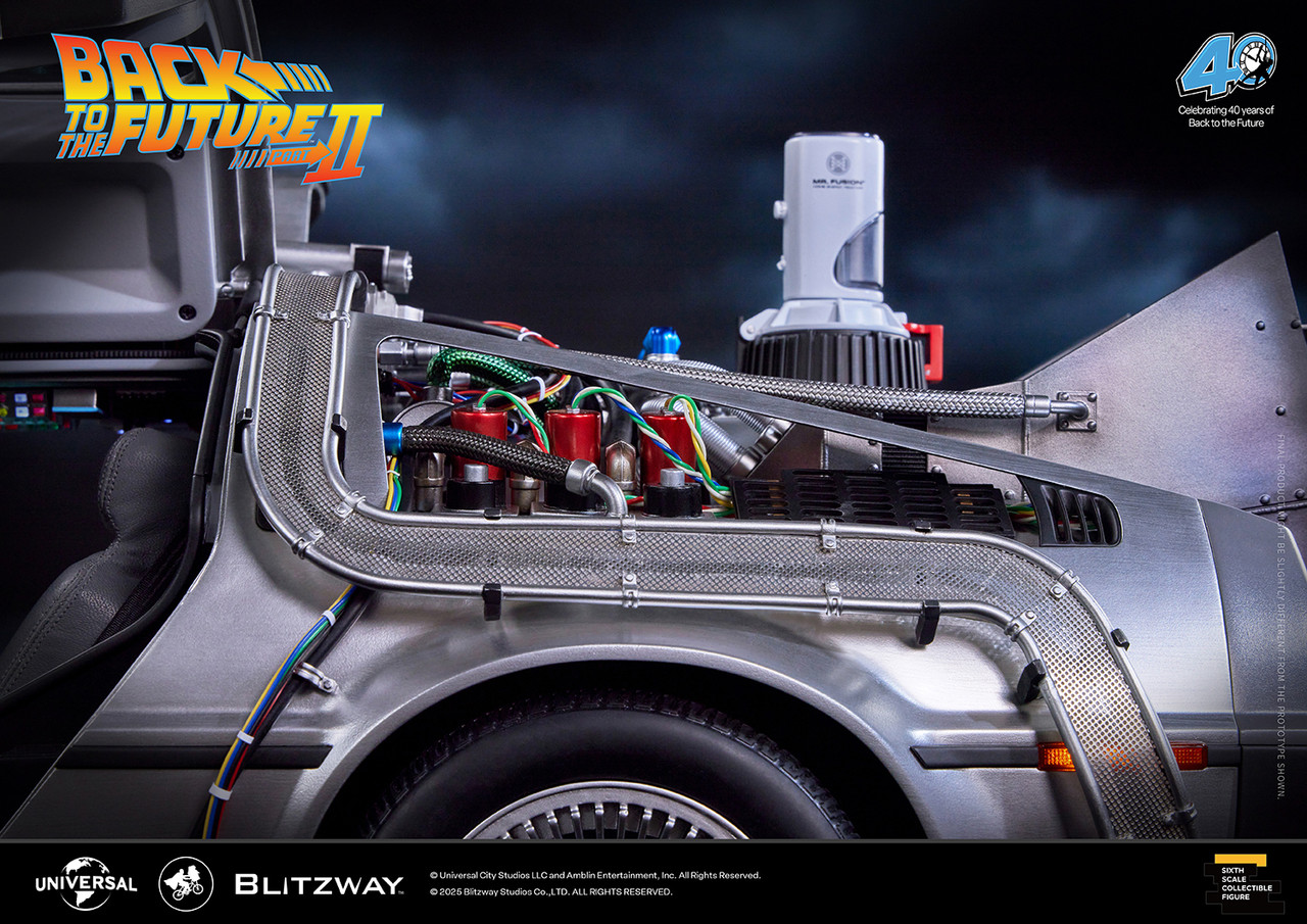 Blitzway (UMS-12201) 1/6 Scale Back to the Future II - Time Machine Vehicle