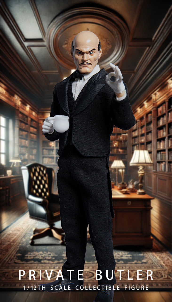 JMToys1/12プライベートバトラーJM011 Private Butler Joy Man Toys (JM004) 1/12 Scale Private Butler Figure