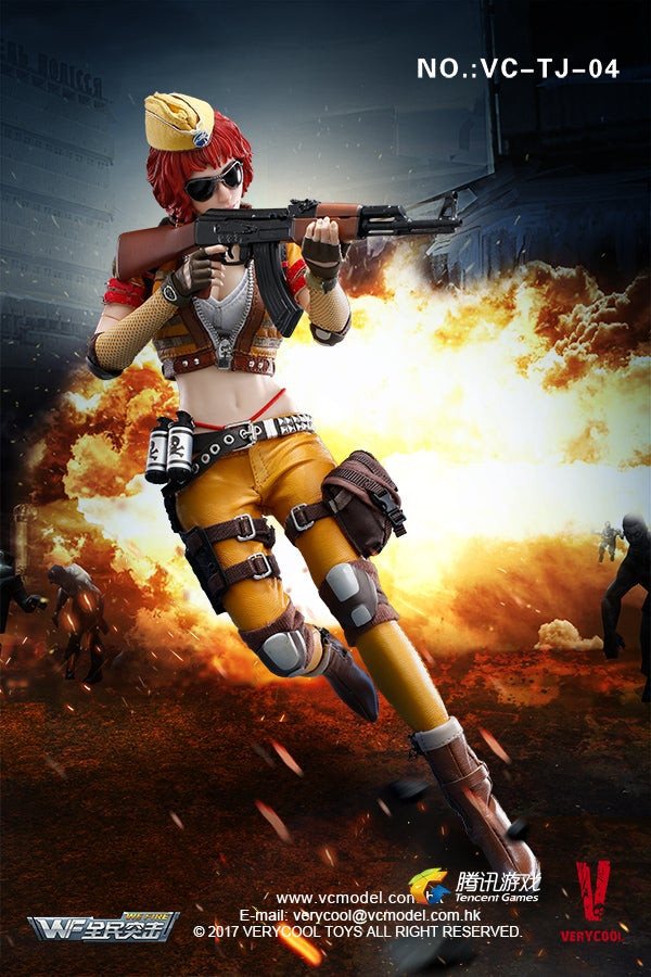 VERYCOOL 1/6 Wefire of Tencent Game 女性傭兵 1/6 Scale Female Mercenary Heart King Figure by VeryCool