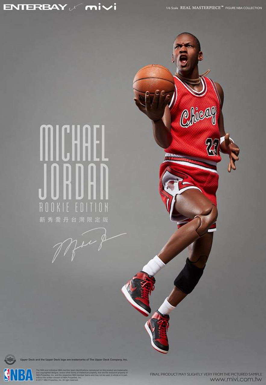 1/6 Scale Michael Jordan Rookie Edition Figure (MIVI Retro AJ1 “WINGS”) by  Enterbay X MIVI