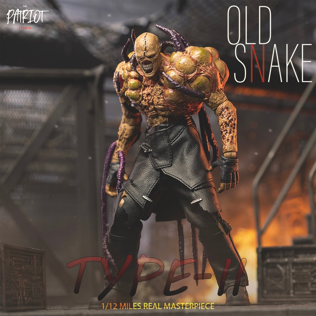 Patriot Studio (PA020B) 1/12 Scale Old Snake Figure (TYPE-II)